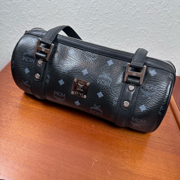 MCM Other - MCM VISETOS BARREL SHOULDER BAG